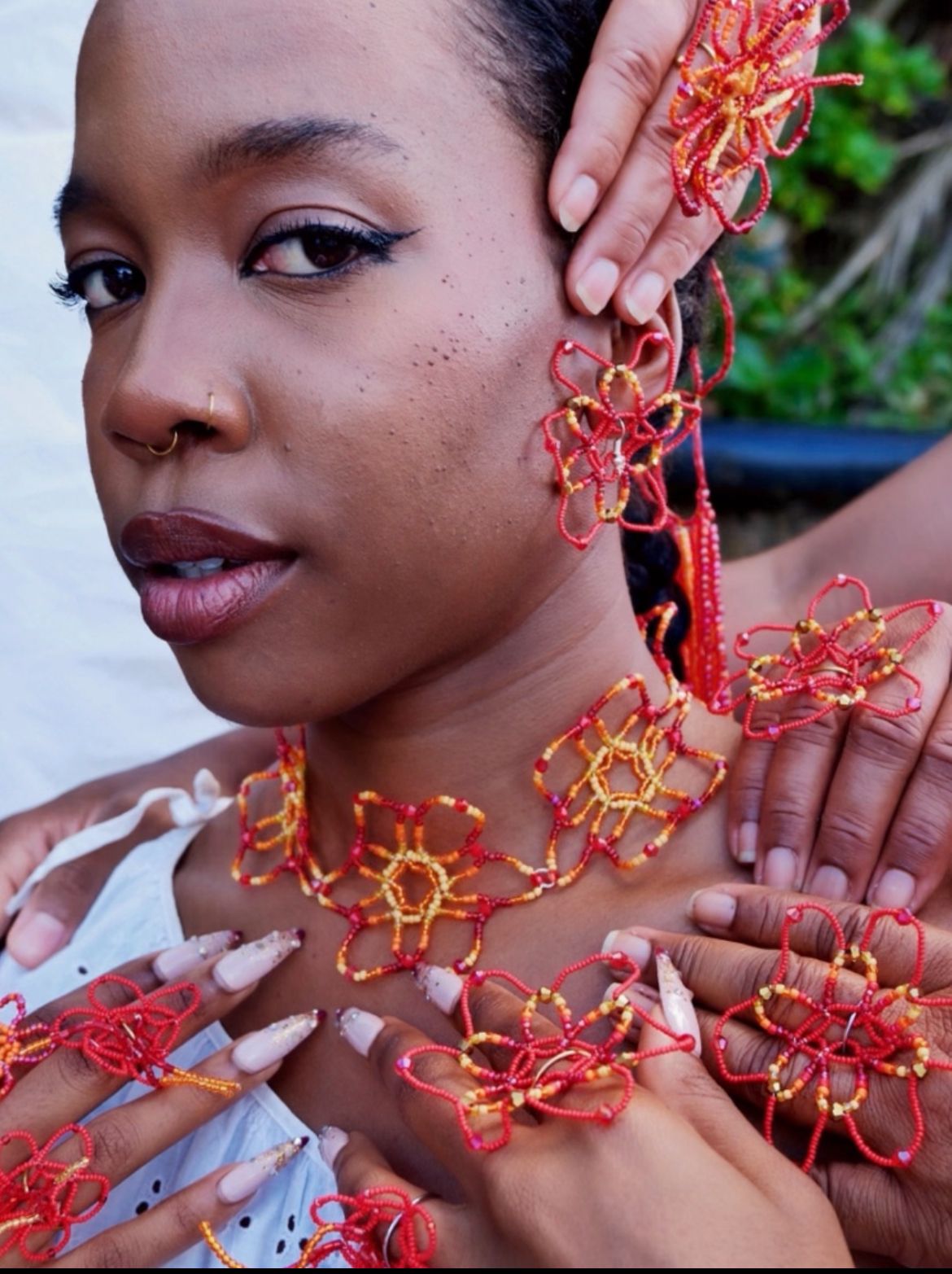 BASES FLEURS COLLIER