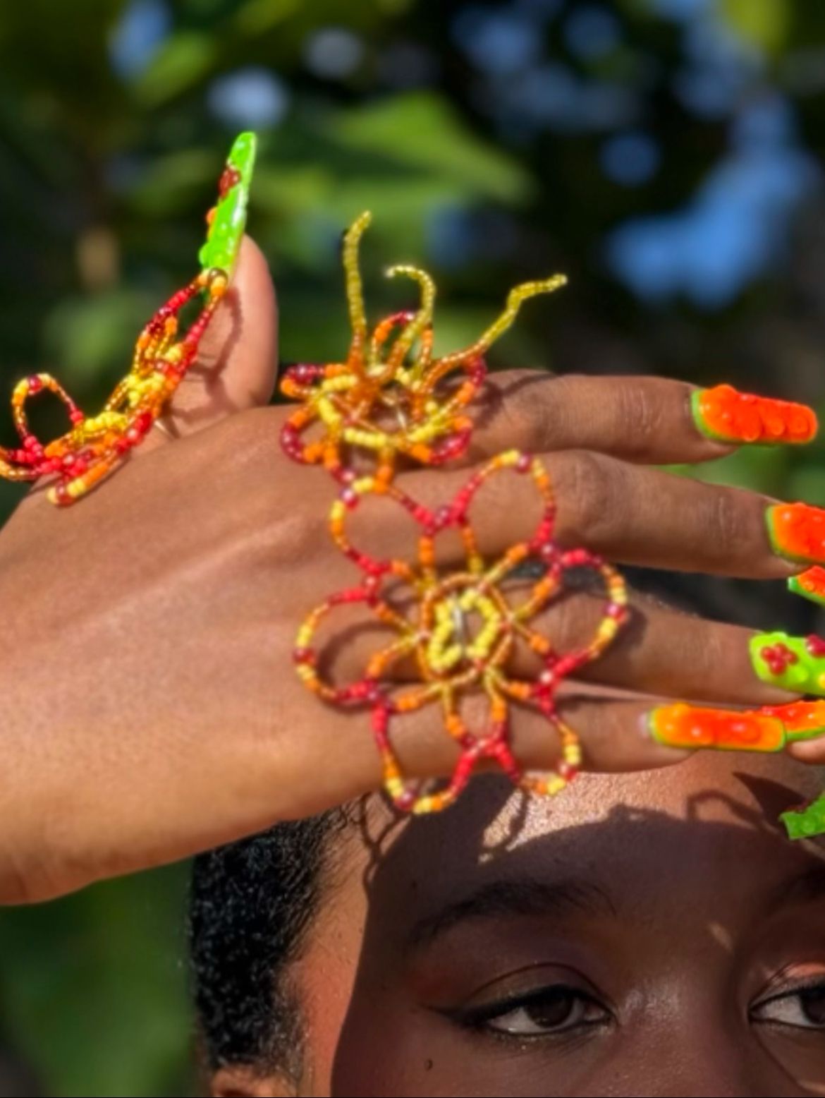 BAGUE BASE FLEUR